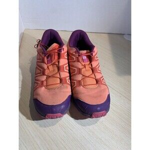 SALOMON Trail Running Speedcross Coral/Acai/Rose Violet Women’s Size 5